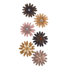 Self Adhesive Paper Flowers 3D, 1-1/2-Inch, 6-Count