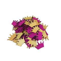 Royal Crown Glitter Wood Favors, 1-1/2-Inch
