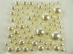 Assorted Plastic Pearl Beads, 14mm, 20mm, 30mm, 84-Piece