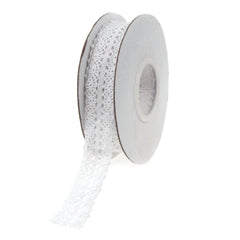Crochet Trim Ribbon, 1-Inch, 10 Yards