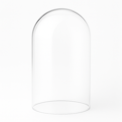 Plastic Dome Display Case, Clear Base