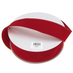 Christmas Velvet Wired Edge Ribbons