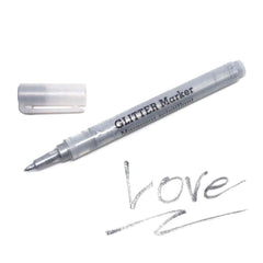 Sparkling Glitter Marker 0.7mm Fine Point, 5-inch