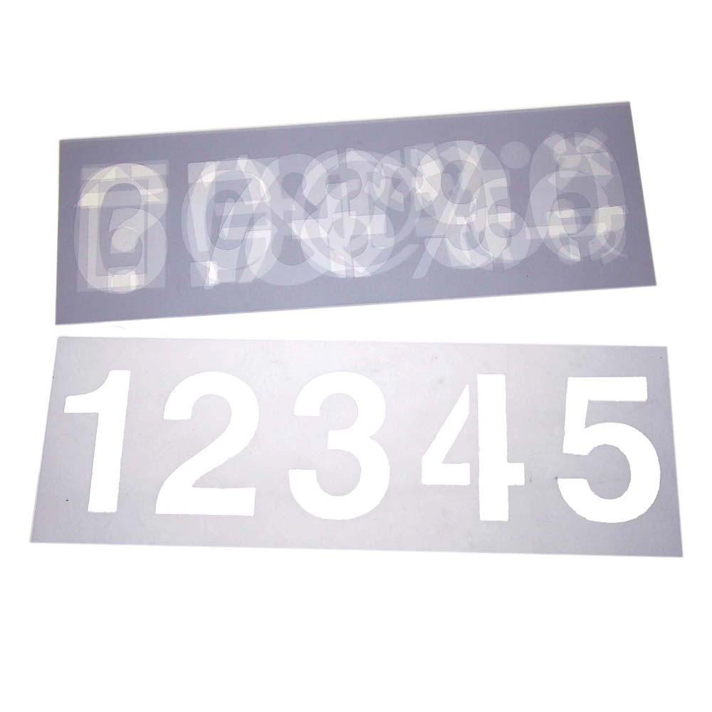 Number Operation & Symbols Stencil Set, 3-Inch, 6-Sheets