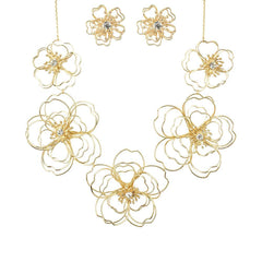 Cherry Blossom Necklace Set