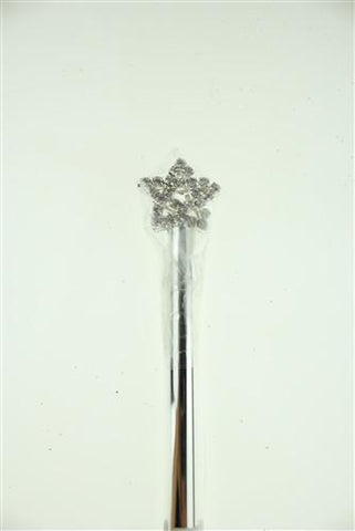 Crystal Rhinestone Scepters, 11-1/2-inch, Star