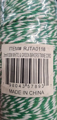 Cotton Bakers Twine Ribbon, 10 Ply, 100 Yards