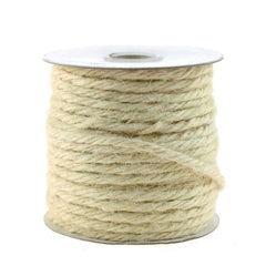 Jute Twine Cord Rope Ribbon, 1/8-Inch, 25 Yards