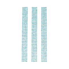 Rhinestone Gems Sticker Strips, 7-3/4-Inch, 3-Count