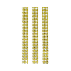 Rhinestone Gems Sticker Strips, 7-3/4-Inch, 3-Count