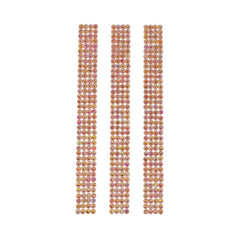 Rhinestone Gems Sticker Strips, 7-3/4-Inch, 3-Count
