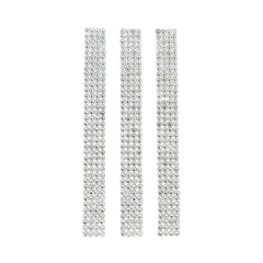 Rhinestone Gems Sticker Strips, 7-3/4-Inch, 3-Count