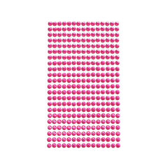 Round Rhinestone Gems Sticker Strips, 3/16-inch, 22-count