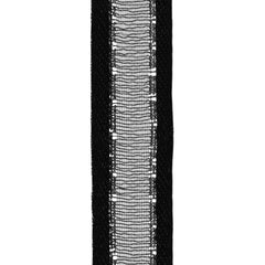 Silver-Lined Satin Edge Organza Ribbon