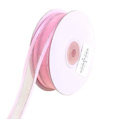 Silver-Lined Satin Edge Organza Ribbon