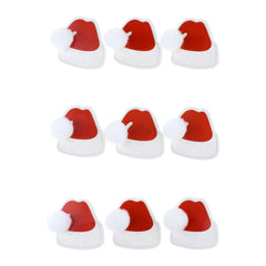 Santa Medley Christmas Icon Craft Stickers, 1-1/4-inch, 21-piece