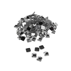Square-Shaped Acrylic Rhinestone Diamonds, 6mm