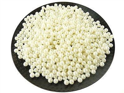 Plastic Pearl Beads Vase Filler, 10mm, 880-Piece