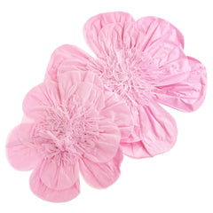 Paper Scalloped Magnolia Wall Flower, Assorted Sizes, 2-Piece
