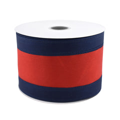 Stripe Sport Theme Ribbon Wired Edge, 2-1/2-inch, 10-yard