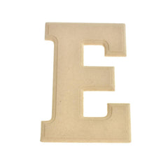Pressed Board Beveled Wooden Letters and Numbers, 6-inch