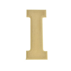 Pressed Board Beveled Wooden Letters and Numbers, 6-inch