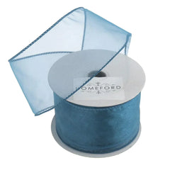 Sheer Organza Wired Edge Ribbon, 1-1/2-inch, 10-yard