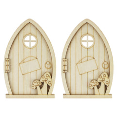 Wooden Craft Fairy Doors