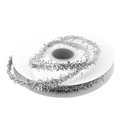 Christmas Sparkle Tinsel Cord Ribbon, 3/8-inch, 10-yard