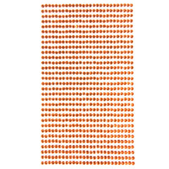 Round Adhesive Diamond Gem Stickers, 3mm