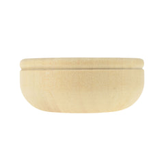 Wooden Craft Routered Lip Bowl Miniature, 2-1/2-inch, 1-count