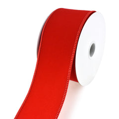 Christmas Velvet Wired Edge Ribbons