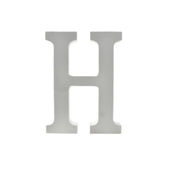 Wooden Standing Letters and Numbers, 4-3/4-inch, White