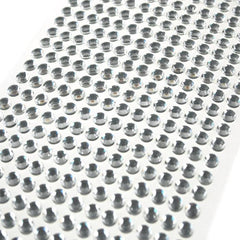 Self Adhesive Rhinestone Circle, 6mm, 72-count