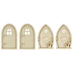 Wooden Craft Fairy Doors