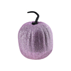 Halloween Artificial Glittered Foam Pumpkin Decor, 6-Inch