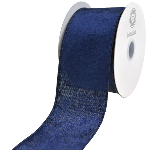 Christmas Lush Velvet Wired Ribbon, 10-yard