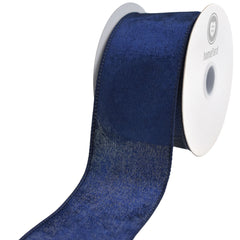Christmas Lush Velvet Wired Ribbon, 10-yard