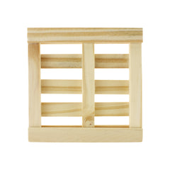 Wooden Craft DIY Mini Pallet, 3-1/8-inch