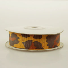 Cheetah Grosgrain Ribbon, 25-yard