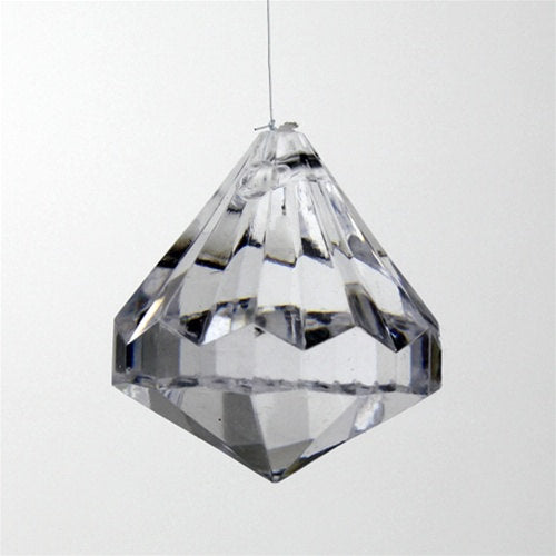 Hanging Acrylic Crystals Table Confetti Scatter, 1-3/8-inch, 42-count