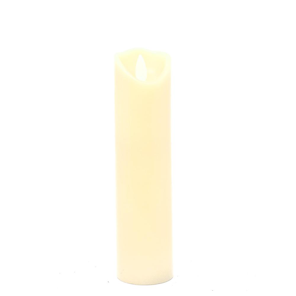 Flameless Wax Slender Pillar LED Candles
