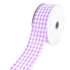 Gingham Canvas Wired Ribbon, 1-1/2-Inch, 10-Yard
