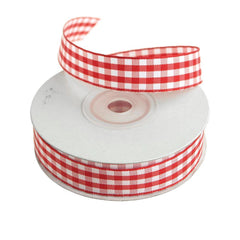 Gingham Christmas Ribbon, 5/8-Inch, 15 Yards