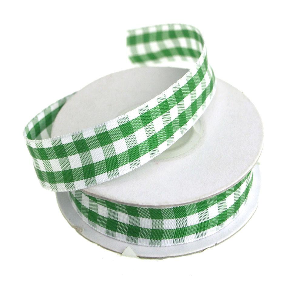 Gingham Ribbon Checkered Ribbon, 5/8-Inch, 15 Yards