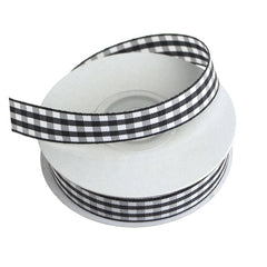 Gingham Christmas Ribbon, 5/8-Inch, 15 Yards