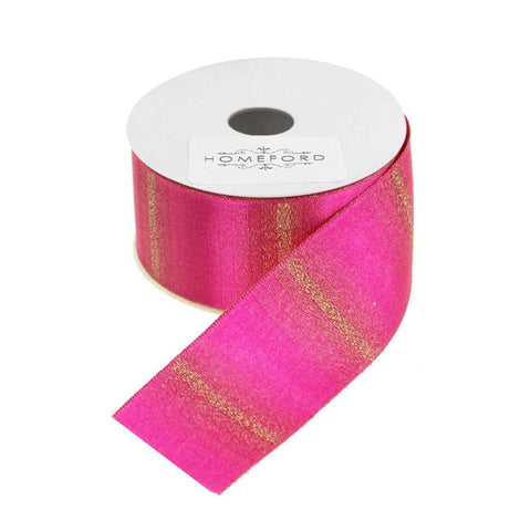 Glitter Sparkling Double Faced Satin Ribbon, 1-1/2-inch, 3-yard