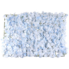 Artificial Hydrangea Mat Panel, 24-Inch x 16-Inch