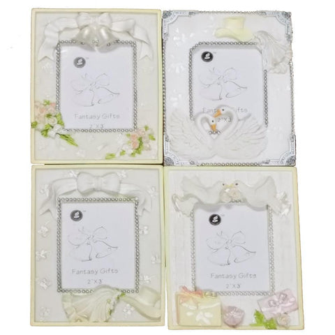 Wedding Bridal Shower Keepsake Frame, 4-3/4-Inch, 4-Piece