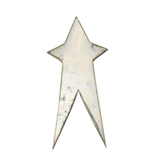 Five Point Painted Long Wooden Stars Wall Decor